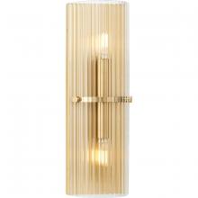 PROGRESS LIGHTING P710136-205 - Seville Collection Two-Light Soft Gold Contemporary Wall Sconce