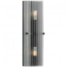 PROGRESS LIGHTING P710136-31M - Seville Collection Two-Light Matte Black Contemporary Wall Sconce