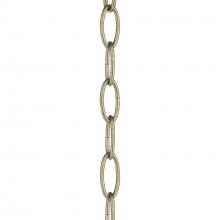 PROGRESS LIGHTING P8758-176 - Accessory Chain - 48-inch of 9 Gauge Chain in Gilded Silver