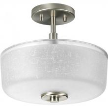 PROGRESS LIGHTING P2851-09 - Alexa Collection Two-Light 12-1/4" Semi-Flush