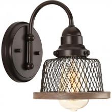 PROGRESS LIGHTING P300042-020 - Tilley Collection One-Light Antique Bronze Coastal Bath Vanity Light