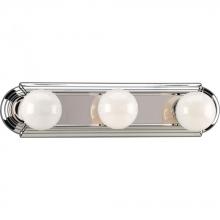 PROGRESS LIGHTING P3038-15 - Broadway Collection Three-Light Polished Chrome Traditional Bath Vanity Light