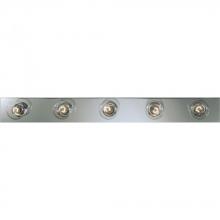 PROGRESS LIGHTING P3116-15 - Broadway Collection Five-Light Polished Chrome Traditional Bath Vanity Light