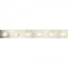 PROGRESS LIGHTING P3299-15 - Broadway Collection Six-Light Polished Chrome Traditional Bath Vanity Light