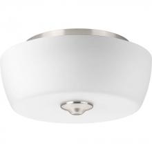 PROGRESS LIGHTING P350061-009 - Leap Collection Two-Light 14" Flush Mount