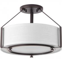 PROGRESS LIGHTING P3604-20 - Ratio Collection Three-Light 16" Semi-Flush Mount