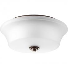 PROGRESS LIGHTING P3633-20 - Cascadia Collection Two-Light 14" Flush Mount