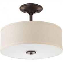 PROGRESS LIGHTING P3683-2030K9 - Inspire Collection One-Light 13" LED Semi-Flush Mount