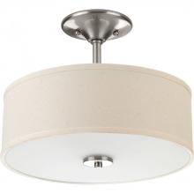 PROGRESS LIGHTING P3712-09 - Inspire Collection Two-Light 13" Semi-Flush