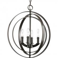 PROGRESS LIGHTING P3827-20 - Equinox Collection Four-Light Foyer Pendant