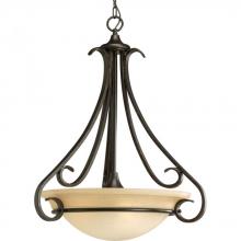 PROGRESS LIGHTING P3847-77 - Torino Collection Three-Light Foyer Pendant