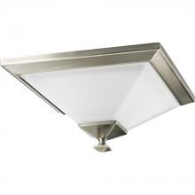 PROGRESS LIGHTING P3854-09 - Clifton Heights Collection Brushed Nickel One-Light 12-1/2" Flush Mount