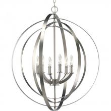 PROGRESS LIGHTING P3889-126 - Equinox Collection Six-Light Foyer Pendant