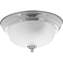 PROGRESS LIGHTING P3924-15ET - One-Light Dome Glass 11-3/8" Close-to-Ceiling