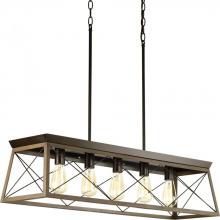 PROGRESS LIGHTING P400048-020 - Briarwood Collection Five-Light Linear Chandelier