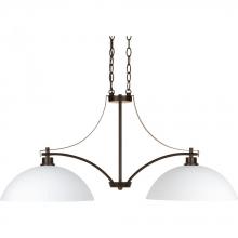 PROGRESS LIGHTING P4254-20 - Legend Collection Two-Light Linear Chandelier