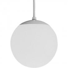 PROGRESS LIGHTING P4401-29 - Opal Globes Collection One-Light White Glass Modern Pendant Light
