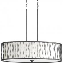 PROGRESS LIGHTING P500017-143 - Wemberly Collection Four-Light Pendant