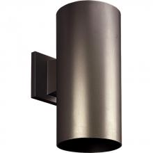 PROGRESS LIGHTING P5641-20 - 6" Bronze Outdoor Wall Cylinder