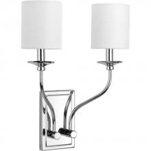 PROGRESS LIGHTING P710019-015 - Bonita Collection Polished Chrome Two-Light Wall Sconce