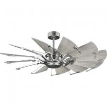 PROGRESS LIGHTING P250065-081 - Springer Collection 52-Inch Antique Nickel 12-Blade DC Motor Windmill Ceiling Fan