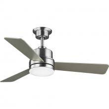 PROGRESS LIGHTING P2555-0930K - Trevina II Collection 44" Three-Blade Brushed Nickel Ceiling Fan