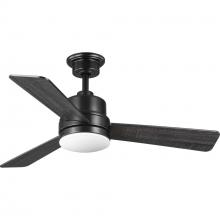 PROGRESS LIGHTING P2555-3130K - Trevina II Collection 44" Three-Blade Black Ceiling Fan