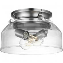 PROGRESS LIGHTING P260000-081-WB - Springer Collection Antique Nickel Clear Glass Light Kit