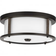 PROGRESS LIGHTING P350144-020 - Mast Collection Two-Light 13" Flush Mount