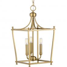 PROGRESS LIGHTING P500213-109 - Parkhurst Collection Brushed Bronze Three-Light Foyer