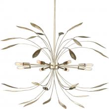 PROGRESS LIGHTING P500416-176 - Mariposa Collection Eight-Light Gilded Silver Hanging Pendant Light