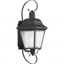 PROGRESS LIGHTING P6621-31MD - Andover Collection Black One-Light Large Wall Lantern