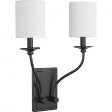 PROGRESS LIGHTING P710019-031 - Bonita Collection Black Two-Light Wall Sconce