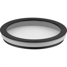 PROGRESS LIGHTING P860046-031 - Cylinder Lens Collection Black 6-Inch Round Cylinder Cover