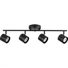 PROGRESS LIGHTING P900014-031 - Kitson Collection Black Four-Head Multi-Directional Track