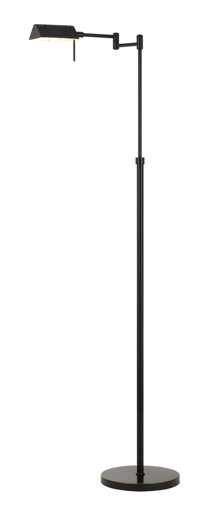 58.5" Height Metal Floor Lamp in Dark Bronze Finish