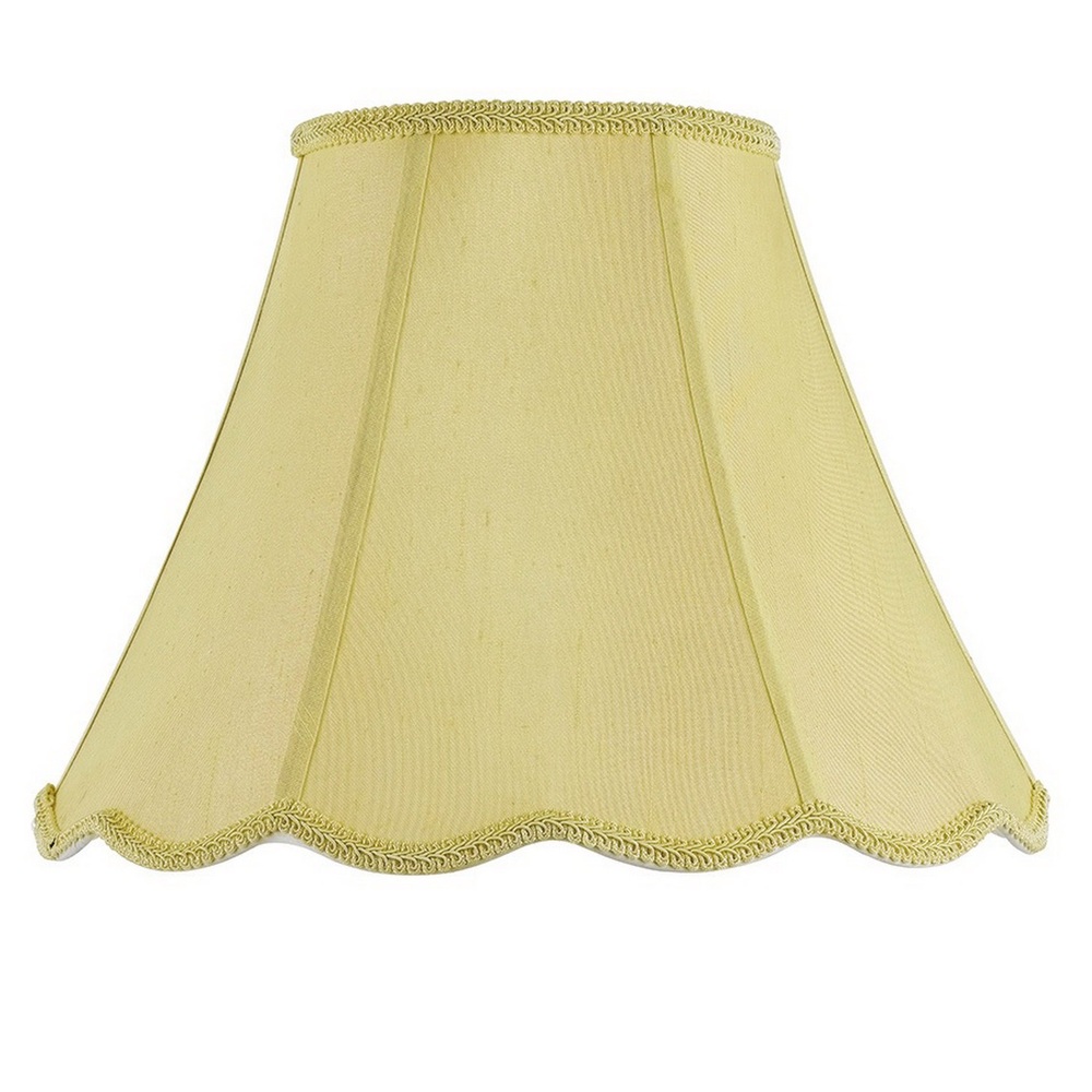 12.75" Tall Champagne Fabric Shade