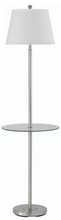 CAL Lighting BO-2077GT-BS - 60" Height Metal Floor Lamp in Brushed Steel