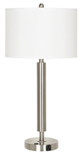 CAL Lighting LA-2004NS-1RBS - 30" Tall Metal Table Lamp in Brushed Steel