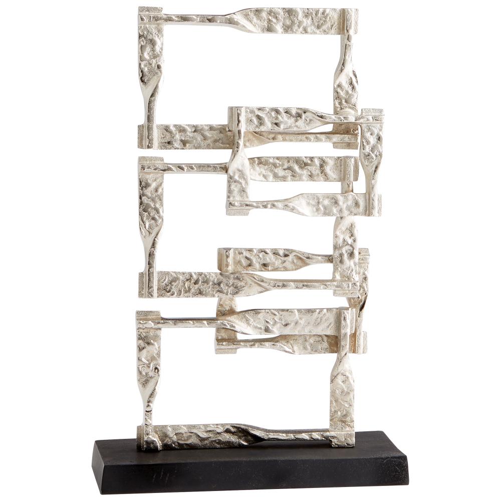 Akira Sculpture Matte Black And Nickel - Small