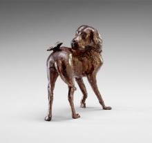 Cyan Designs 04689 - Dog And Butterfly Rubbed Red
