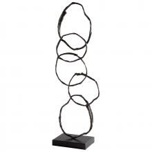 Cyan Designs 09574 - Inner Circles Sculpture Bronze