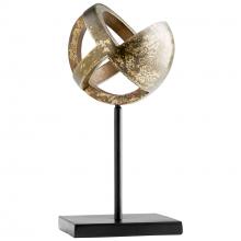 Cyan Designs 11011 - Grotto Sculpture Designed by J Kent Martin Antique Brass And Black - Large