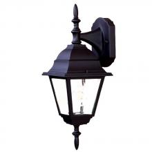 Acclaim Lighting 4002BK - Builder's Choice Collection Wall-Mount 1-Light Outdoor Matte Black Fixture