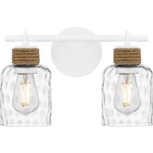 Quoizel BTC8614W - Baltic 2-Light Matte White Bath Light