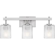 Quoizel BTH8622BN - Brenthouse 3-Light Brushed Nickel Bath Light