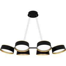 Quoizel BYS640MBK - Byrnes Matte Black Linear Chandelier