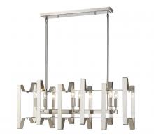 Z-Lite 4000-34BN - 6 Light Linear Chandelier