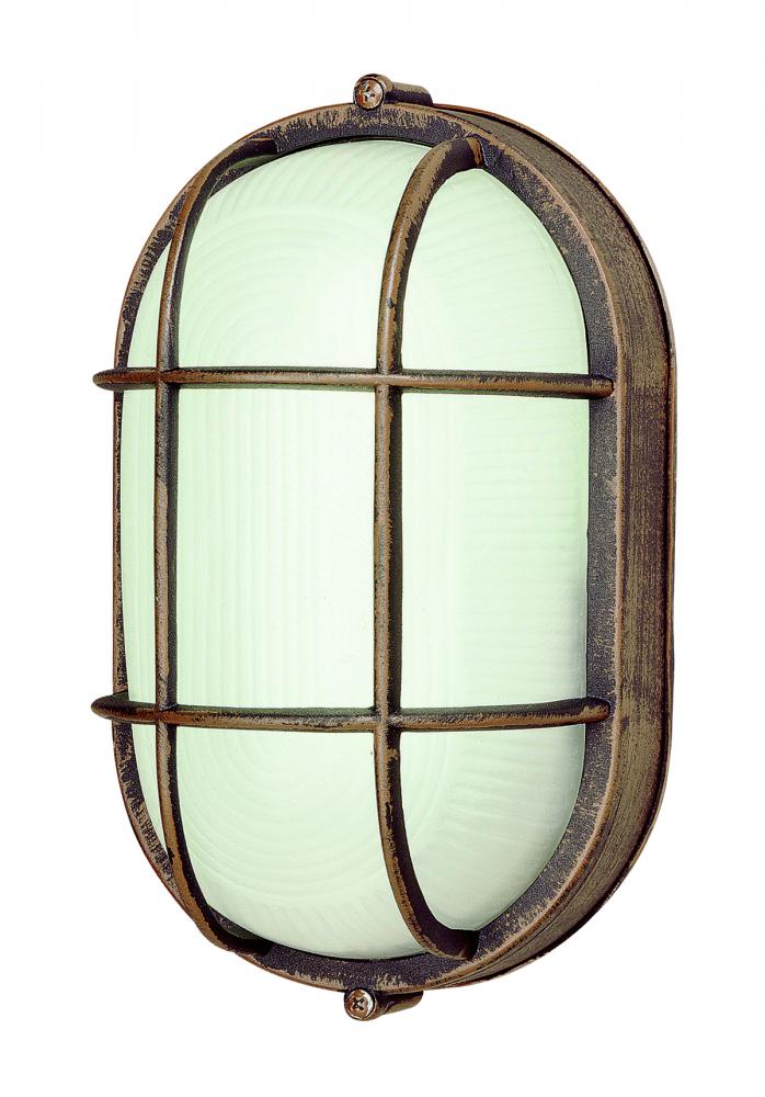 1 LIGHT LARGE OUTDOOR BULKHEAD