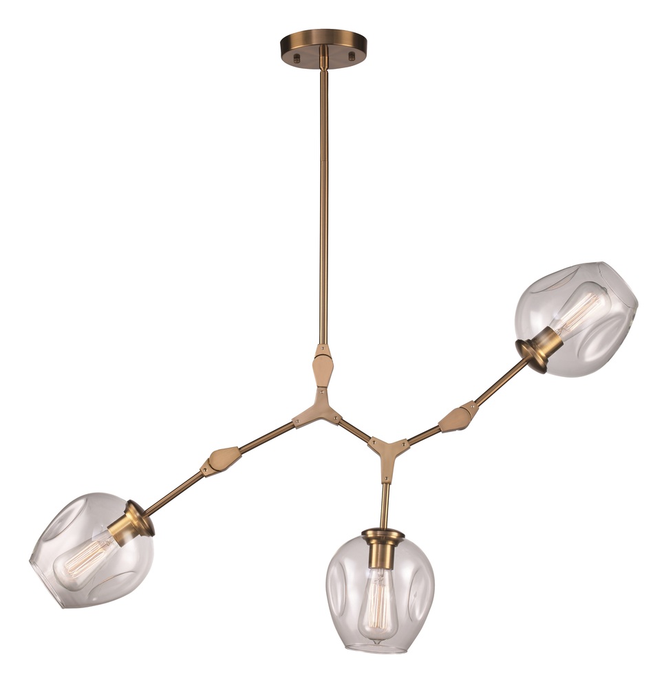 3LT PENDANT WEB CL GLS-AG